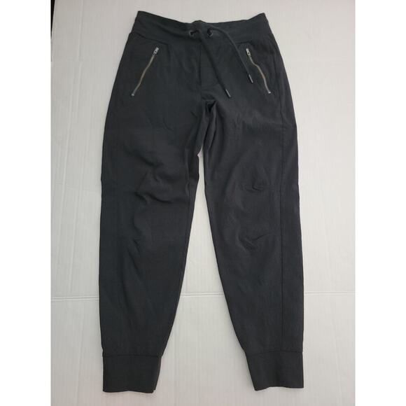 Athleta Pants Womens 6 Trekkie North Jogger Drawstring Athleisure Black - Picture 2 of 10